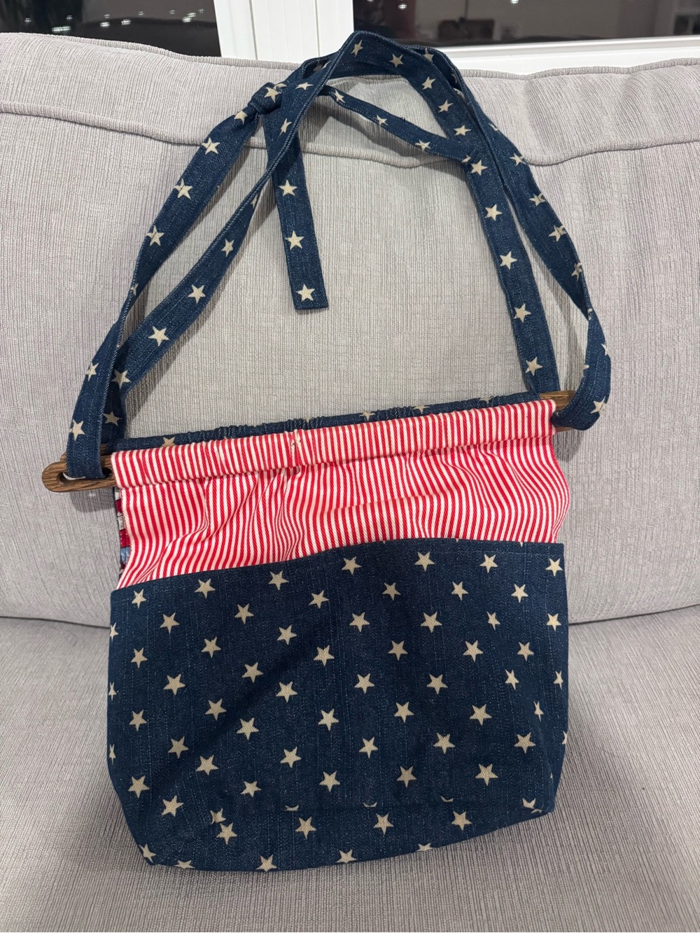 Vintage Bag Lady’s Originals Americana Star Quilted Shoulder Bag